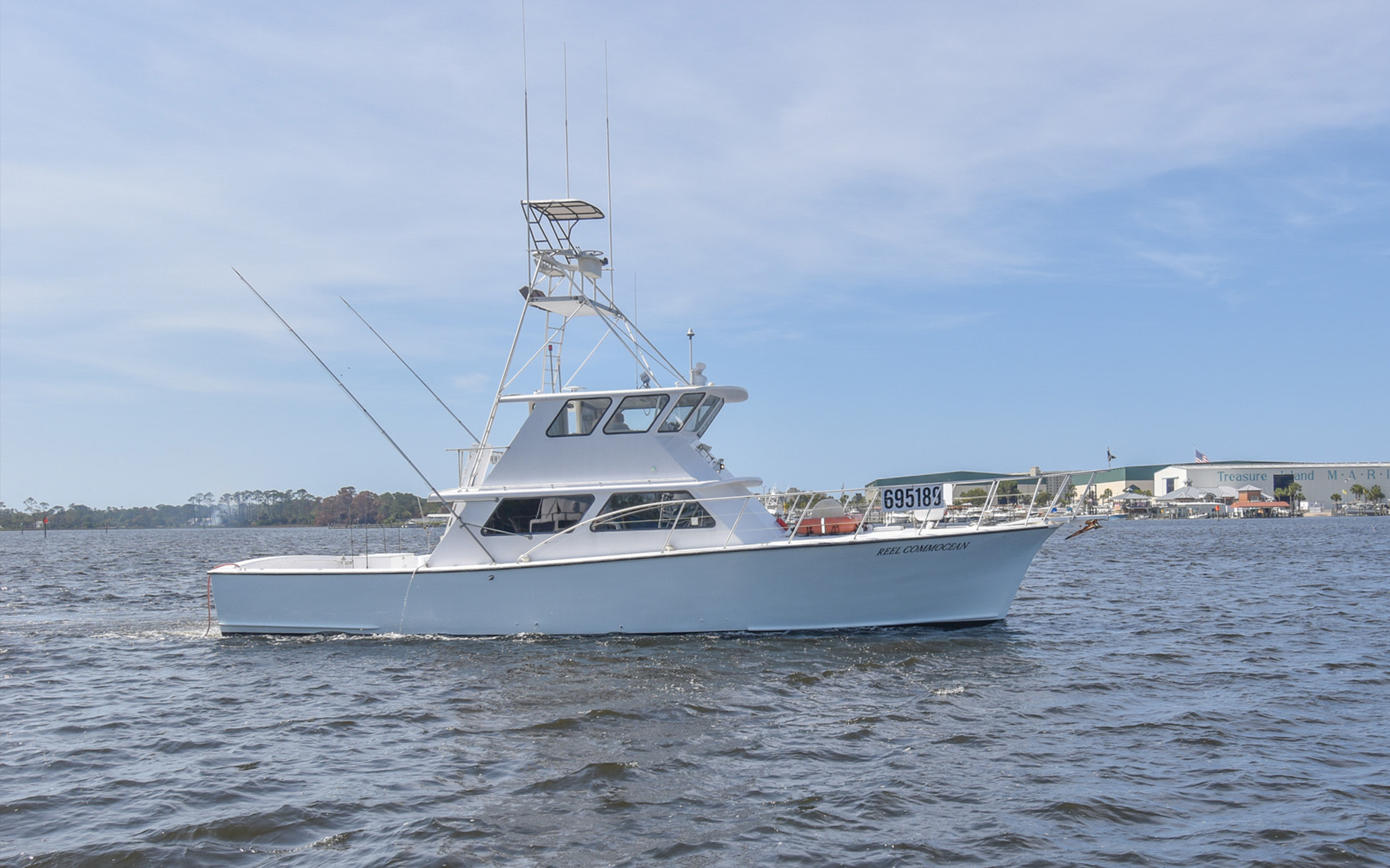 Reel Commocean sportfishing charter boat
